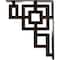 Ekena Millwork Eris Wrought Iron Bracket, (Triple center brace), Antiqued Brass 2"W x 10"D x 12"H BKTM02X10X12TERABS - alternate 2